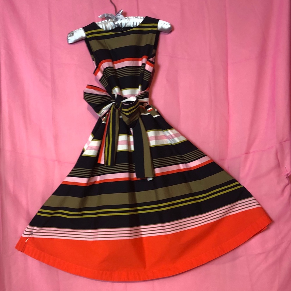Colorful Stripes Dress from Ann Taylor